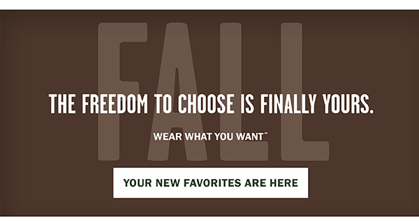 THE FREEDOM TO CHOOSE IS FINALLY YOURS YOUR NEW FAVORITES ARE HERE