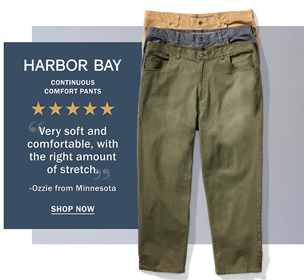 Harbor Bay by DXL Men's Big and Tall Continuous Comfort Stretch