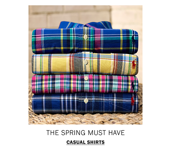 THE SPRING MUST HAVE - CASUAL SHIRTS