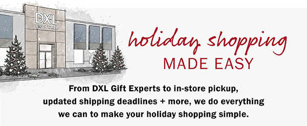 HOLIDAY SHOPPING MADE EASY