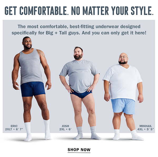 The Best Big + Tall Underwear, Anywhere. - DXL